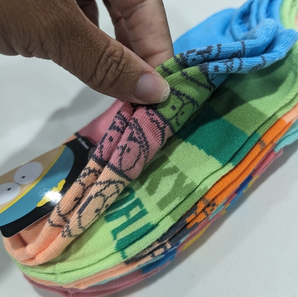 🛍️5/$25🛍️ Southpark Socks 5 pair included! NWT. Bundle&Save - Picture 3 of 7